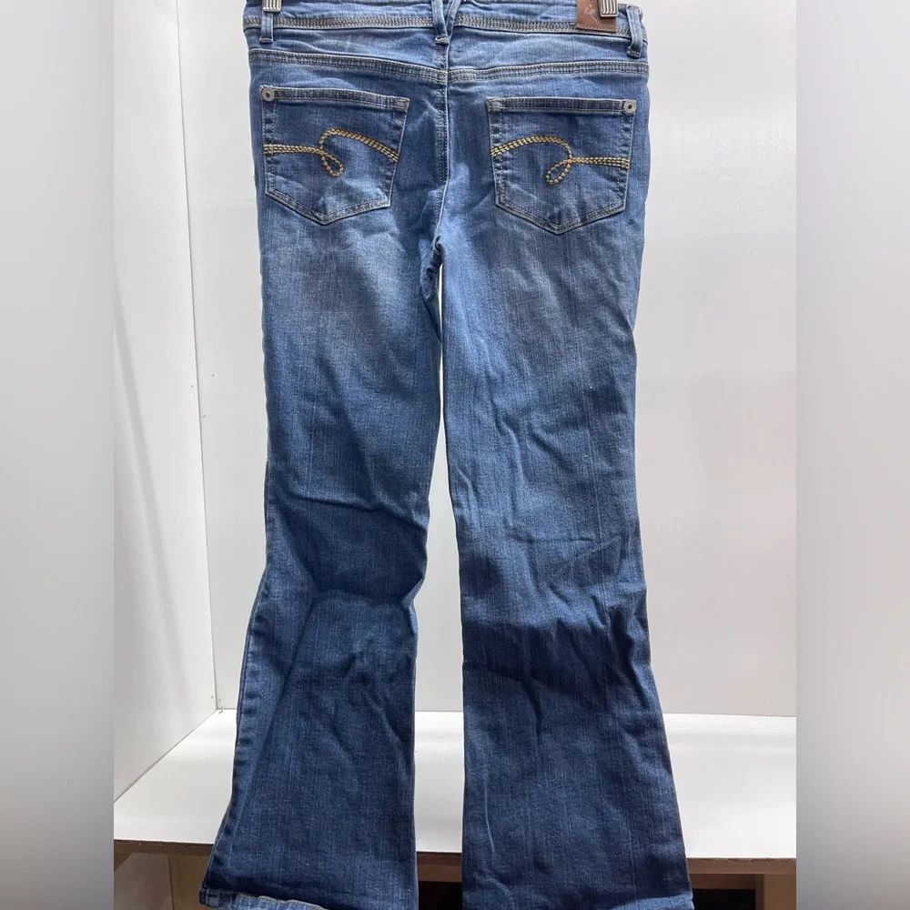 Justice girls plus size, low rise, flare‎ leg jeans